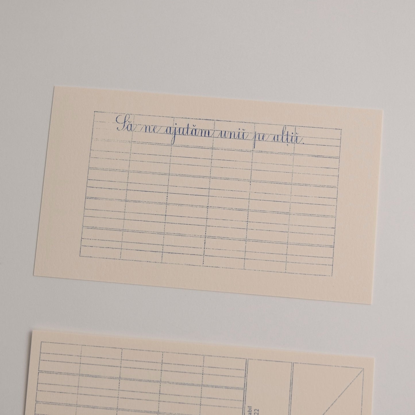 Caiet de Caligrafie Verticală