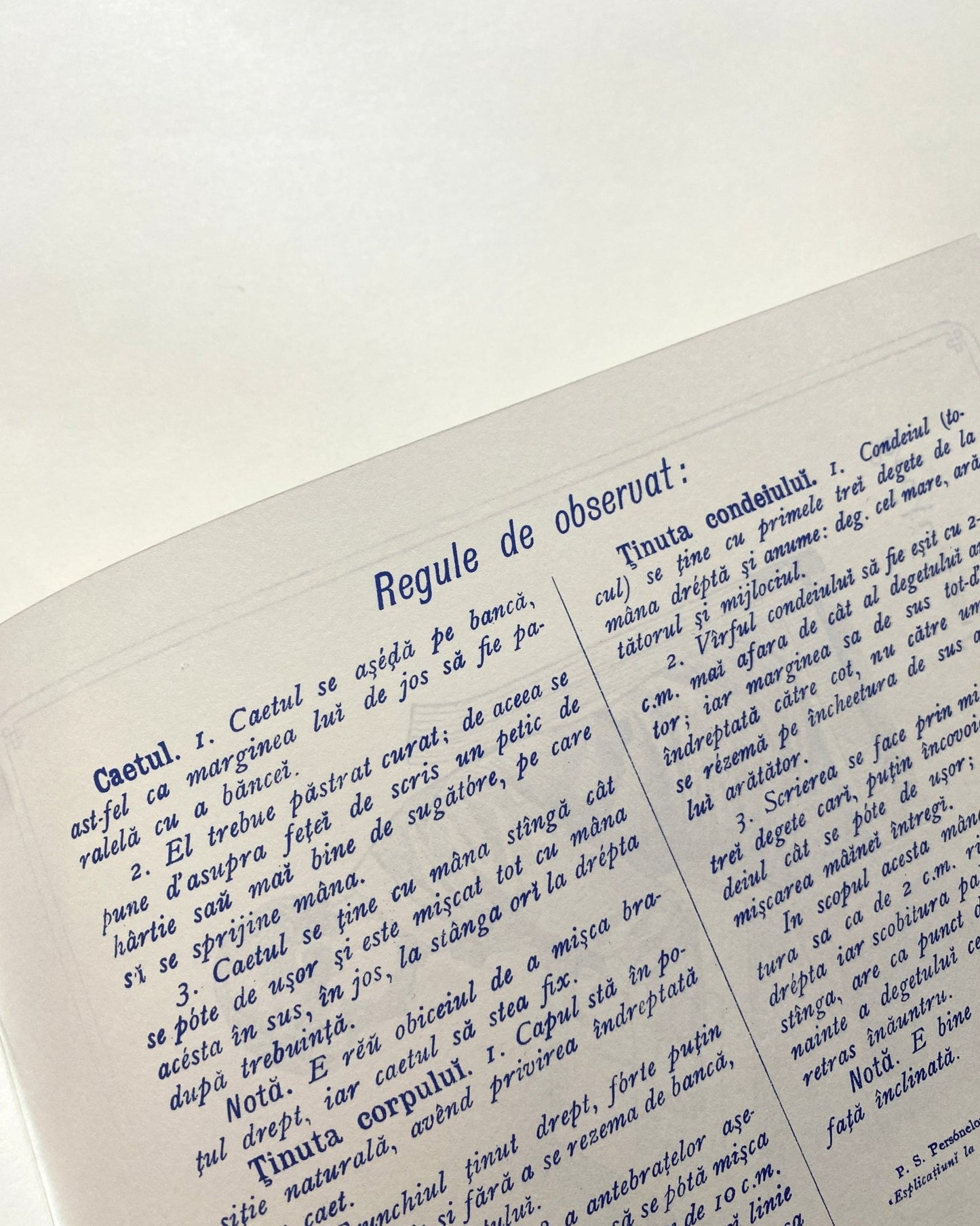 Caiet de Caligrafie Verticală